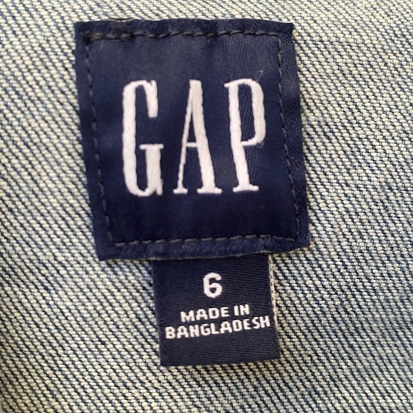 GAP Denim Shirt Dress Belted Sleeveless Midi, Size 6, NWOT - Picture 4 of 13